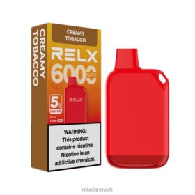RELX Crush Pocket 6000 5% høj nic | 68DB4172 RELX Vape Price cremet tobak