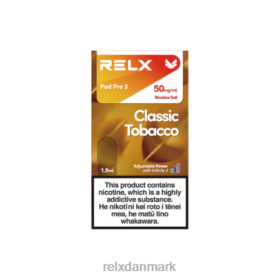 RELX pod pro 2 - 3 bælg | 68DB4110 RELX Vape klassisk tobak