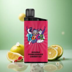 Banana Granatæble Kirsebær Is IGET Bar 3500 Puffs med op til 3500 Puffs