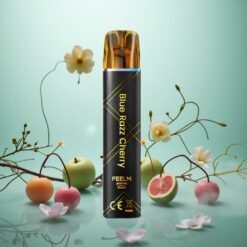 Blå Hindbær Kirsebær JNR Black&Golden 600+200 Puffs