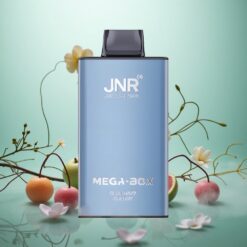 Blå Hindbær-Kirsebær JNR Mega Box 25000 Puffs Type-C Hurtigopladning