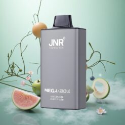 Blåbær Bubblegum JNR Mega Box 25000 Puffs 30ml E-liquid Kapacitet