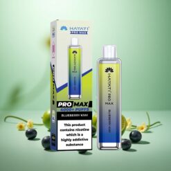 Blåbær Kiwi Hayati Pro Max 4000 Puffs Genopladelig Batteri