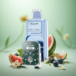 Blåbær Vandmelon JNR Vape Watch 30000 Puffs 19mL Dual Mesh Coil