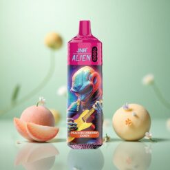Fersken Blåbær Slik JNR Alien 10000 Puffs med 20ml E-væske og Type-C Hurtigopladning