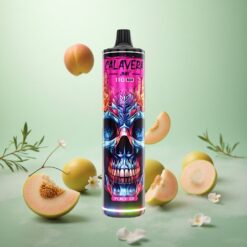 Fersken Is JNR Calavera 11000 Puffs Bærbar Vape med 21ml E-Væske Kapacitet