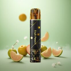 Fersken JNR Black&Golden 600+200 Puffs Engangs Vape med 800 Puffs