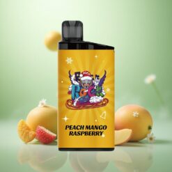 Fersken Mango Hindbær IGET Bar 3500 Puffs med op til 3500 Puffs