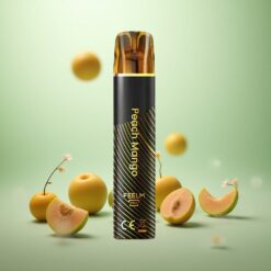 Fersken Mango JNR Black&Golden 600+200 Puffs 800 Puffs
