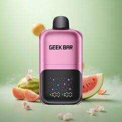 Fersken & Vandmelon GEEK BAR 2GO Two Series 50000 Puffs Interaktiv Stor Skærm