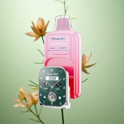 JNR Vape Watch 30000 Puffs Engangs E-cigaret Georgisk Fersken med 1000mAh Batteri og Type-C Hurtigopladning