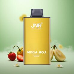 Jordbær Banan JNR Mega Box 25000 Puffs 30ml E-væske Kapacitet