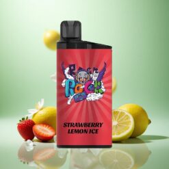 Jordbær Citron Is IGET Bar 3500 Puffs med 1400 mAh Batteri