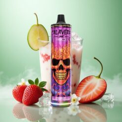 Jordbær Hindbær Kirsebær Is JNR Calavera 11000 Puffs Type-C Opladning