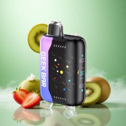 Jordbær Kiwi Is GEEK BAR Pulse X 42K Puffs Meteor Edition Med 3D buet skærm og DTL uendelig kontrol