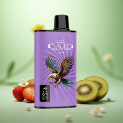 Jordbær Kiwi JNR EAGLE Smart 23000 Puffs Ombærbar Damp med 25ml e-Væske Kapacitet