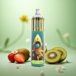 Jordbær Kiwi JNR Rocket-X 12400 Puffs Bærbar Vape med Justerbar Luftstrøm og 850mAh Batteri