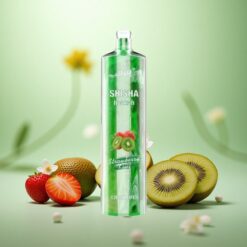 Jordbær Kiwi JNR Shisha Hookah 12000 Puffs 24ml Type-C Hurtigopladning