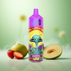 Jordbær Pina Colada JNR Alien 10000 Puffs med 850mAh Batteri og Type-C Hurtigopladning