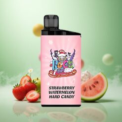 Jordbær Vandmelon Hard Candy IGET Bar 3500 Puffs med 1400 mAh Batteri