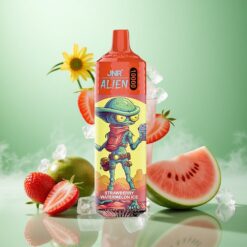 Jordbær Vandmelon Is JNR Alien 10000 Puffs med 850mAh Batteri og Type-C Hurtigopladning