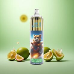 Kiwion Passionsfrugt Guava JNR Rocket-X 12400 Puffs Justerbar Luftgennemstrømning