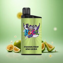 Passionsfrugt Kiwi Guava IGET Bar 3500 Puffs med op til 3500 Puffs og 1400 mAh batteri