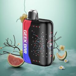 Patriot Smag GEEK BAR Pulse X 25000 Puffs Bærbar E-cigaret med 18mL Pre-filled E-Liquid og USB Type-C Opladning