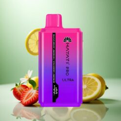 Sortsolbær Citronade Jordbær Citronade Hayati Pro Ultra 15000 Puffs 2 12ml