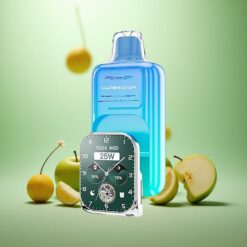 Sur Æble Is JNR Vape Watch 30000 Puffs 1000mAh Type-C Hurtigopladning