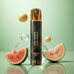 Vandmelon Bubblegum JNR Black&Golden 600+200 Puffs Engangs Vape