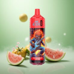 Vandmelon-Litchi JNR Alien 10000 Puffs med 850mAh Batteri og Type-C Hurtigopladning