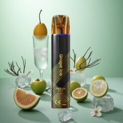 Vindrue Is JNR Black&Golden 600+200 Puffs Engangs Vape