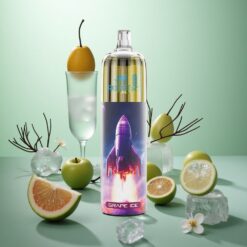Vinis Is JNR Rocket-X 12400 Puffs Justerbar Luftflow Type-C Hurtigopladning