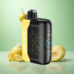 Æble Grøn Geek Bar Pulse X 25000 Puffs med 18mL Pre-filled E-Liquid og USB Type-C Opladning